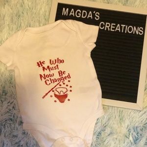 Custom baby bodysuit